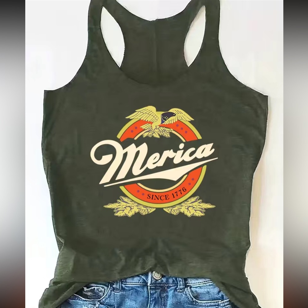 NWT Merica Tank Top